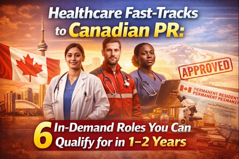 Healthcare Fast-Tracks to Canadian PR: 6 In-Demand Roles You Can Qualify for in 1-2 Years