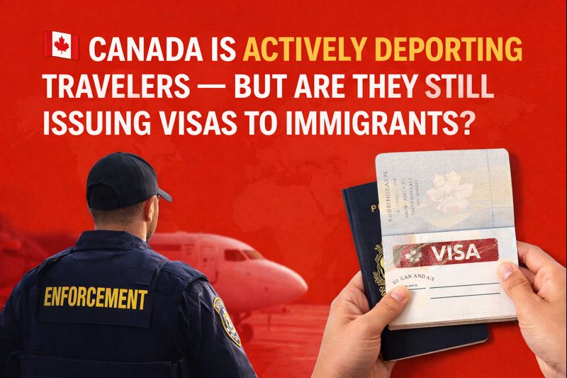 Canada Is Actively Deporting Travelers — But Are They Still Issuing Visas to Immigrants?