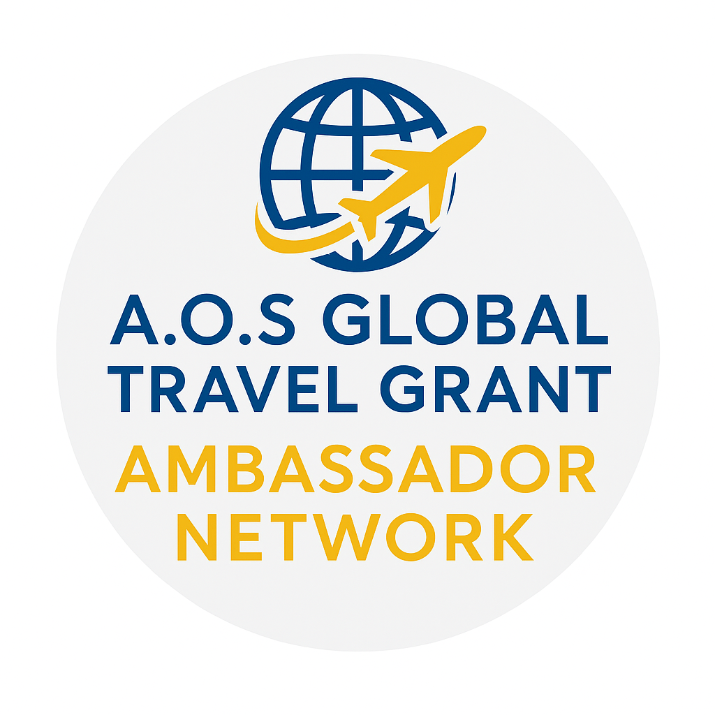 Hiring Now: Become a 2025 Country Ambassador for the A.O.S Global Travel Grant