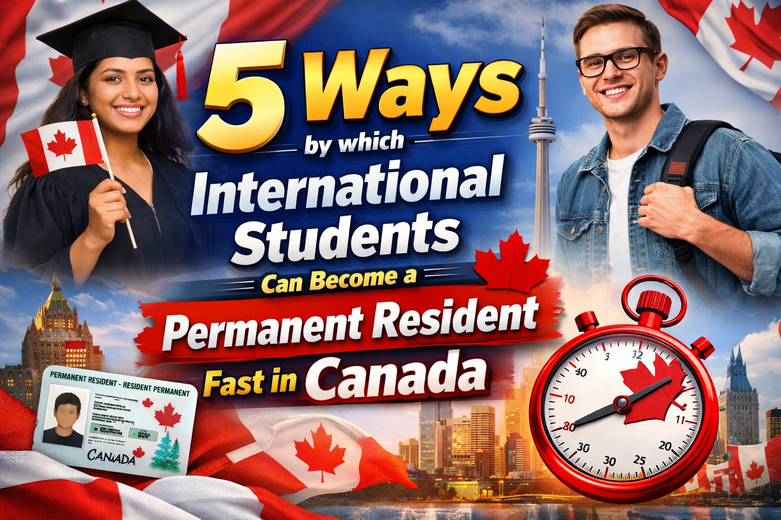 5 Ways by which International Students Can Become a Permanent Resident Fast in Canada